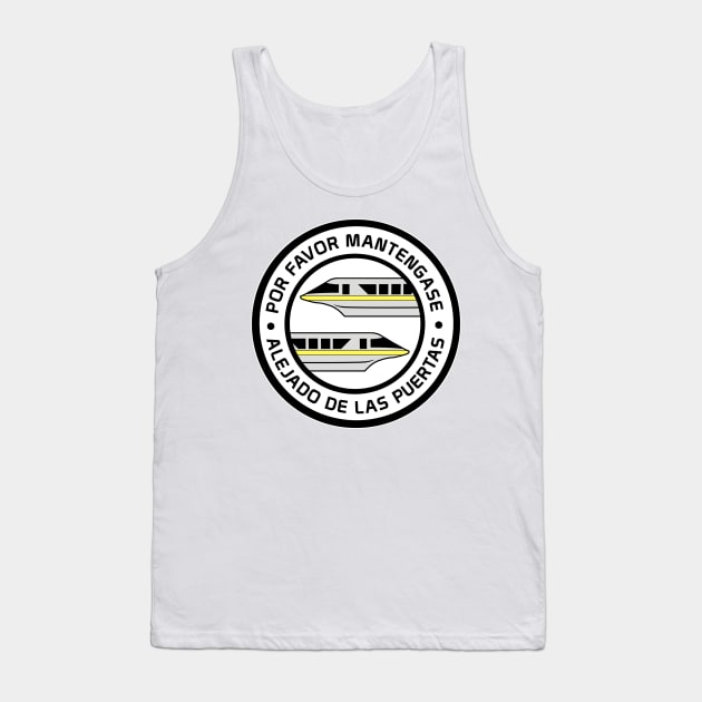 MonorailPorFavorYellow Tank Top by WdwRetro